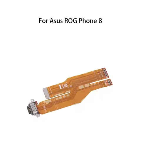 Gefensi USB Charge Port Jack Dock Connector Charging Board Flex Cable For Asus ROG Phone 8