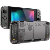 Nintend Switch DIY Replacement Housing Shell Transparent Clear Black Hard Case for Nintendo Switch Console &amp; Joycon Accessories