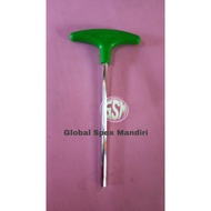 TEKIRO L-SHAPED HEX KEY SIZE T9 - T SHAPE HEX 8 MM