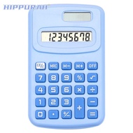 HIPPURAH Scientific Calculator, Silent 8-Digit Mini Pocket Calculator, Cartoon Large LCD Display 8-D