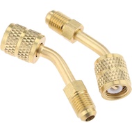 gohantee R410a Adapter 5/16 Female, 1/4 Male SAE Swivel Adapter Sesuai untuk Sistem Mini Split, HVAC