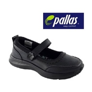 [PALLAS JAZZ] 036BK Kasut Sekolah Hitam Perempuan / Girls Black School Shoes