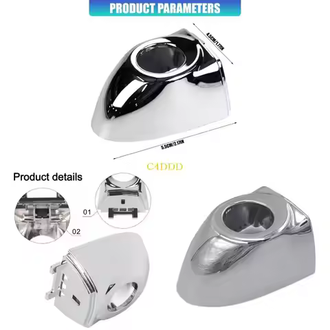 C4DD Scratch Resistant Exterior Door Handle Guard Cover For 500X 2016 Through 2021 Year Models 73560