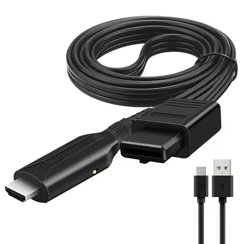 HD N64 to HDMI Converter Cable 1080P HD Link for N64 GameCube SNES Plug And Play Nintendo 64 HDMI Ad