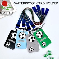 Back To School 2026 Boys Hard Plastic Card Holder Football Strap for EZ-link /Student ID/ Work Pass