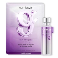 numbuzin No.9 NAD+ Bio-Lifting Duo | Essence + Sheet Mask Set for Firming, Wrinkles & Sagging Skin U
