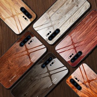 Huawei P40 Pro P30 P30 Pro P30 Lite P20 Lite P20 Pro Case Wood Grain Casing Tempered Glass Case Hard