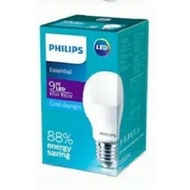 Philips Essential 9 Watt LED Bulb E27 6500K Cool daylight White