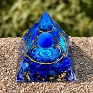 Pyramid Desktop Crystal Decoration Fish Tank High-End Tea Table Decoration Car Decoration Office Dec