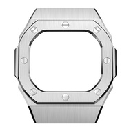 Casiไม้โอ๊คสำหรับชุดอุปกรณ์ปรับแต่งโลหะ G-SHOCKเคสเหล็กและสายยึดสำหรับเปลี่ยน DW5600 GWM5610