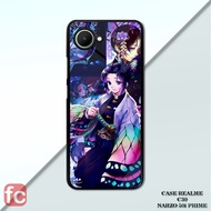 Realme C30 Glossy Case | Narzo 50I Prime | FR55 Anime Kocho SinobuGirl KimetsuDemon Slayer | HD Pic 