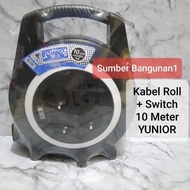 KABEL ROLL BULAT 10 METER STOPKONTAK SAMBUNG PANJANG COLOKAN LISTRIK