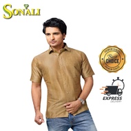 Sonali Men's Shirt Modern Casual Indian Traditional (Top) Tshirt Men Fashion Indian Kurta For Men Q0