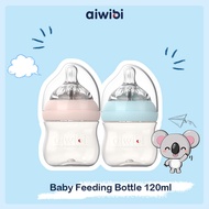 Aiwibi Newborn Safety Soft Silicone Baby Feeding Bottle 120ml