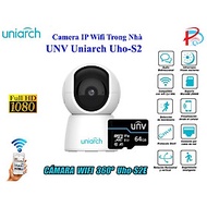 Camera IP Wifi Robot UNV Uniarch 1080P Uho-S2E đàm thoại 2 chiều, hỗ trợ tên miền P2P - Hàng chính h