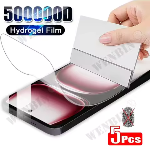 5 Pcs Hydrogel Film For OPPO Reno 15 14 13 12 Pro Plus Find X9 X8 Pro Ultra A79 A58 A38 A40 A3X A3 F