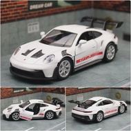 1:36 Porsche 911 992 GT3 RS Alloy Track Racing Car Model Diecast Metal Toy Sports Car Model High Sim