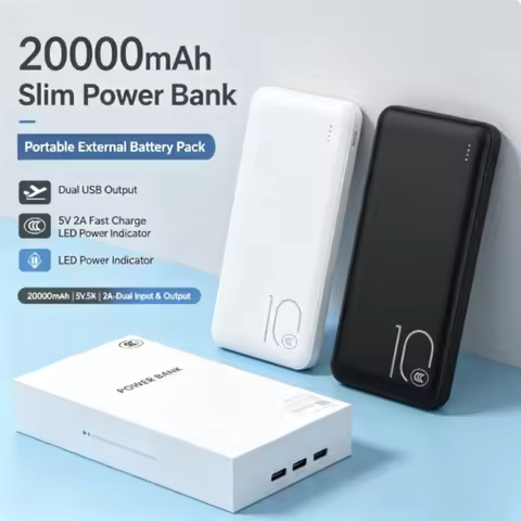 Power Bank 20000mAh Ultra Large Capacity Multi Port Gift Power Bank Portable and Long-lasting Mobile