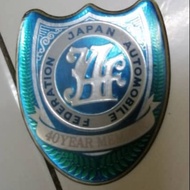 Emblem sticker 40th years JAF MEMBER anniversary