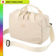 【From Japan】
Hakuba Chululu Lumo Beige Shoulder Bag for Everyday Use Compact Lightweight Camera Bag 