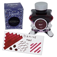 British Diamine Fountain Pen Ink Bottle, Diamine Inkvent Blue Edition Noel Sheen Ink Bottle 50ml