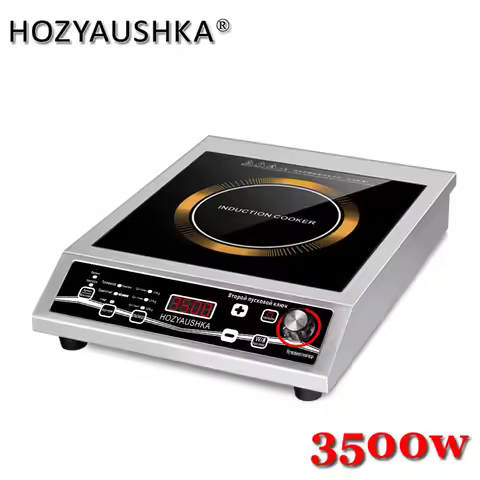 3500W high power induction cooker stainless steel knob induction cooker anti-scratch and anti-rubbin