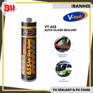 [iBH] V-TECH VT-655 AUTO GLASS SEALANT 310ML (BLACK)