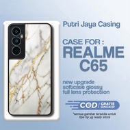 Latest Realme C65 Case Marble Casing Realme C65 Softcase Hardcase Glossy Realme Putri Kesing JAYA Ca