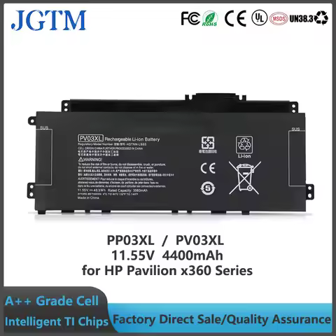 JGTM PV03XL PP03XL Laptop battery for HP Pavilion 13 13bb0014TU X360 13-BB 14-DW 14-DV M01118-421 HS
