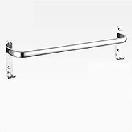 Stainless Steel Towel Rack Free Punch Towel Single Rod Bathroom Hanging Towel Rack Bathroom Accessor