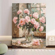 Digital Oil Painting diy Healing Coloring Beautiful Flowers High-value Decompression Acrylic Paintin