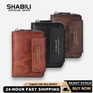 SHABILI 2025 new men's wallet, women's wallet, card bag, easy to carry, fashionable, high-quality PU