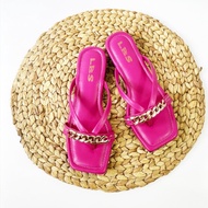 LBS Women's Flip Flops Size 37 - 40 Soft Chain Flip Flops Casual Women's Flats