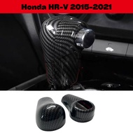 Honda HRV HR-V Vezel 2014-2021 Carbon Trim Gear Knob Cover/Gear Shift Protector Cover