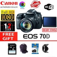Canon EOS 70D 18-55mm lens  Dealer Warranty (Import Set)