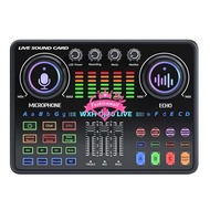 ★Best Price★DJ20 Studio Sound Card with 48V Microphone System, Reverberation Tech, and Noise Reducti