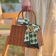 Gift Box Rattan Basket Forest Style Favor Packaging Box Birthday Bridesmaid Wedding Empty Box Favor 