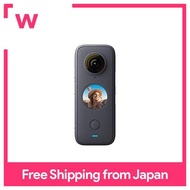 Insta360 ONE X2 Normal version 360 degree action camera 5.7K 360 degree video FlowState Camera shake 1630mAh Large capacity battery 10m waterproof 4 Built-in microphone 360 degree audio 360 degree spherical camera [Insta360 official].