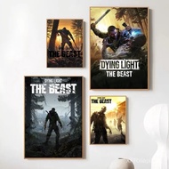 Game Dying L-Light The Beast Poster Home Print Bedroom Living Room Decor,No Frame Canvas Painting Gi