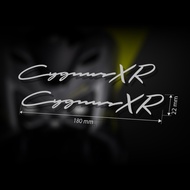 X Iiii YAMAHA Cygnus XR Writing Style Decoration Car Sticker (2 Sheets)