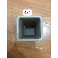 Square ceramic cave for pleco mugs and rat fish.