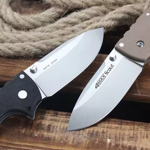 Outdoor Portable Folding Knife 62RQ 4Max Scout Knife AUS10A Steel Carrying Bushcraft Hunting Pocket 
