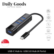 USB C Hub Type C to 4-Ports USB3.0 Hub