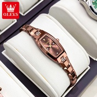 OLEVS Elegant Square Wrist Watch For Women 2022 Sale Original Japanese Quartz Movement Gift Items Fo