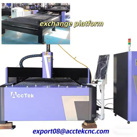 Fiber Laser Cutter Gantry Automatic Steel Iron Aluminum Hardware Products With Exchanging Platform C