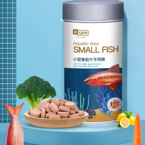 YEE Aquatic Feed Tropical Fish Food Guppy Goldfish Discus Brine Shrimp Flakes High Protein Floating 