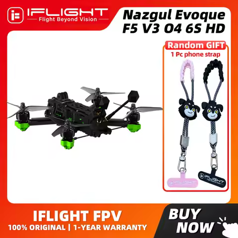 IFlight Nazgul Evoque F5 V3 O4 6S HD Drone BNF With O4 Air Unit Pro / XING2 2207 1750KV Motors For F