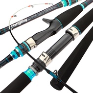 Boat Fishing Rod Solid &amp; luminous tip Ultra hard Sea fishing Rod Fishing rod Joran pancing Jigging rod Joran Rod jigging spinning Jigging Pancing Casting Spinning Rod casting Mesin Pancing