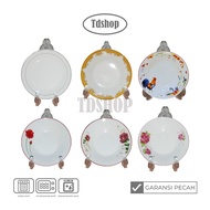 TDSHOP 6-in-1 Side Dish Plate, Cake Coaster | 7IN | 8IN | 9In