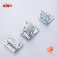 BEAUTY Door Hinge, Interior Heavy Duty Steel Flat Open, Practical Soft Close Connector No Slotted Wooden  Hinges Furniture Hardware Fittings